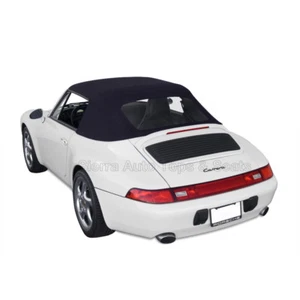 Se adapta a: Porsche 911 1995-1998 - techo convertible, tela alemana, negro - Imagen 1 de 5