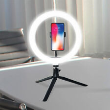 10" LED Ring Light Studio Photo Video Dimmable Lamp with Tripod Stand S3E6