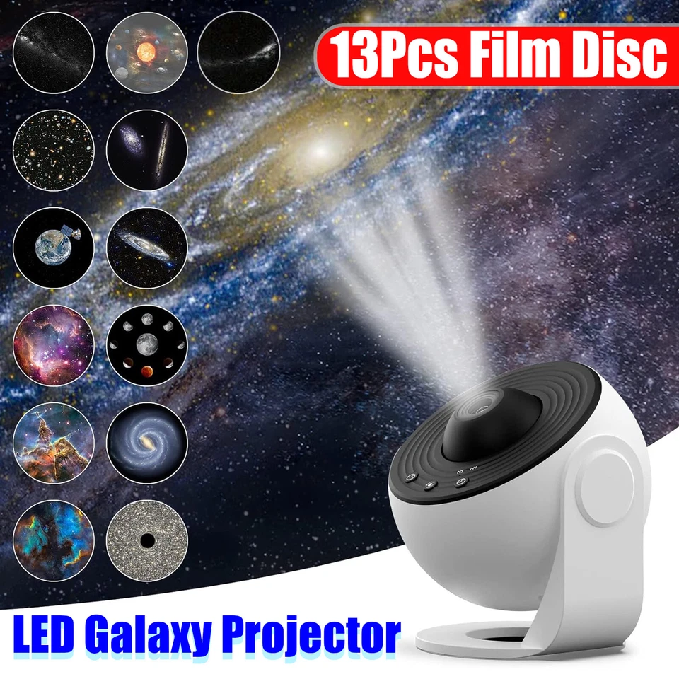 Galaxy Starry Sky Projector 13in1 Night Light Rotating LED Planetarium Star Lamp - image 1 of 4