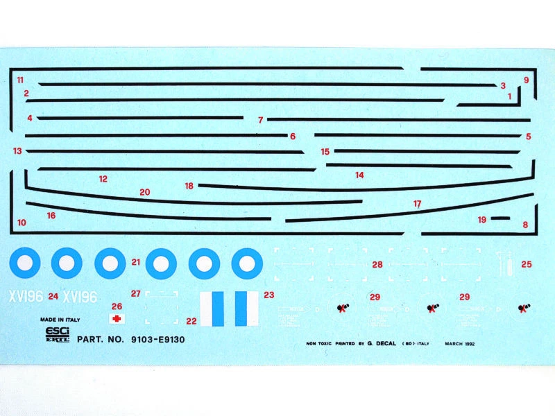 Esci 9103-E9130 Vintage Stickers Mki/ II Hercules 1:72 Modélisme - Photo 1/1
