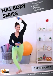 BARLATES FULL BODY SERIES 5 WORKOUTS EXERCISE DVD LINDA STEJSKAL NEW - Picture 1 of 2