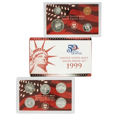 Juego de prueba de plata 1999-Estados Unidos Foto 1 de 2