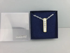 Montana Silversmiths Crystal Shine CZ's Hanging Bar w/ Silver Necklace NC1133 - Picture 1 of 2