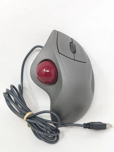 Logitech T-BB18 Trackman Wheel USB Trackball Mouse - Tested Working - Picture 1 of 6