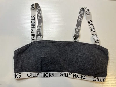 Sujetador deportivo gilly hicks by Hollister bralette talla pequeña gris excelente estado Foto 1 de 4