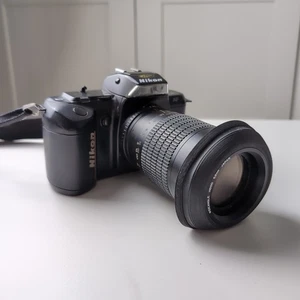 Nikon N4004 Film SLR Camera with Osawa MC Macro 70 210 mm Lens Great Condition - Picture 1 of 16