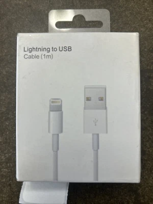 Cargador rápido USB-A a Lightning OEM Apple para iPhone 11 12 13 14 (1M) MD818ZM/A Foto 1 de 2