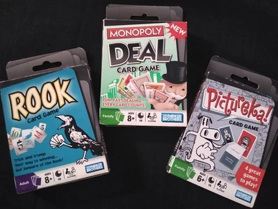 Monopoly Deal Pictureka Rook Card Game NEW SEALED Hasbro Complete  - Image 1 of 4