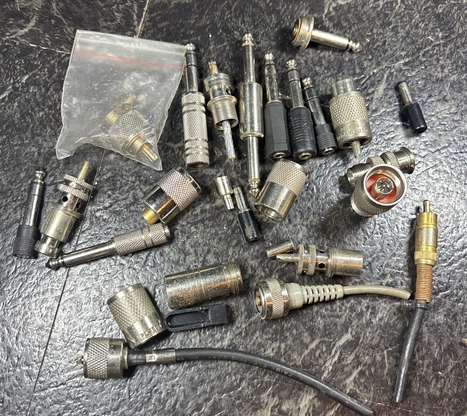 Random lot of different audio plugs and  Interconnectors - Image 1 of 4
