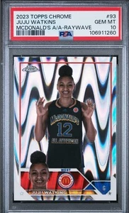 23/24 Topps Cromo McDonald's AA Juju Watkins Raywave RC Refractor #93 PSA 10 - Imagen 1 de 2