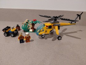 LEGO City: Jungle Cargo Helicopter (60158) 100% Complete, Instructions, Retired