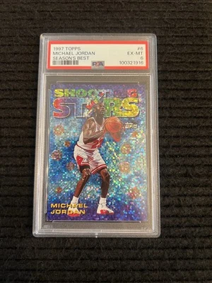 1997 Topps Michael Jordan Season's Best PSA 6 Shooting Stars  - Изображение 1 из 4