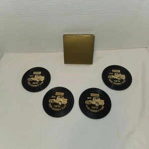 Vintage 1973 GMC New Truck Plant Coasters, Set Of 4 with Box! - Picture 1 of 7