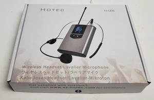NEW Hotec UHF YM-2 Wireless Headset Lavalier Microphone H-U05 opened box - Picture 1 of 3