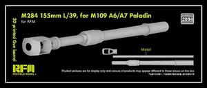 Ryefield 1/35 M109 A6/A7 Paladin Gun Barrel M284 155mm L/39 for Rye Field Model - Picture 1 of 1