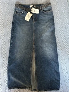 Ba&sh denim math skirt Size 38 - Picture 1 of 9