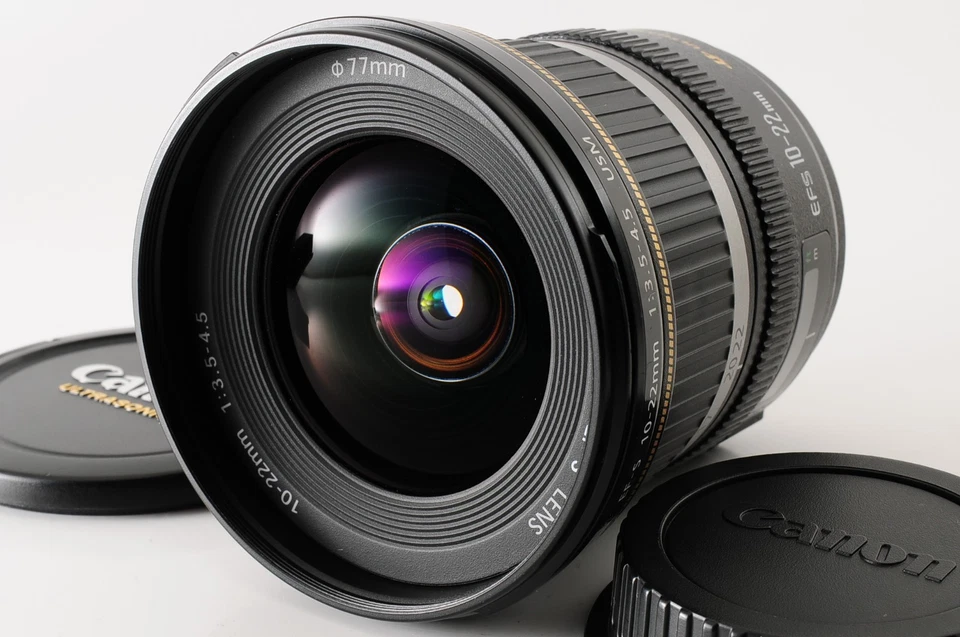 Lente gran angular Canon EF-S 10-22mm F3.5-4.5 USM [COMO NUEVO con tapas]... - Imagen 1 de 4