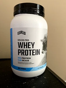 Levels Grass Fed Whey Protein, No Artificials, 25G of Protein, Unflavored, 2LB - Picture 1 of 4