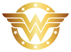 Wonder Woman Costume Shield Emblem Vinyl Decal sticker Wonder Shield Decal - Picture 1 of 2