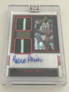 2020-21 Panini One Robert Parish Game Worn Patch Auto /15 ๐ฅ๐ฅ๐ฅ - Picture 1 of 7
