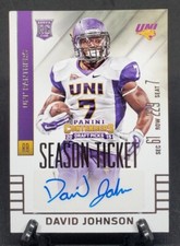 2015 Panini Contenders Draft Picks DAVID JOHNSON AUTO RC Season Ticket #172