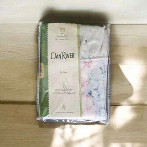 Vintage Standard Kissenbezug HILLARY weiß Ösenborte Blumen Landhaus romantisch neu - Bild 1 von 13
