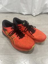 Asics Gel Kayano 25 Cherry Red Safety Yellow Volt 1011A019 Sneakers Size 11.5