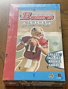 2005 BOWMAN NFL FOOTBALL HOBBY BOX AARON RODGERS ALEX SMITH ROOKIE NUOVO SIGILLATO - Foto 1 di 8