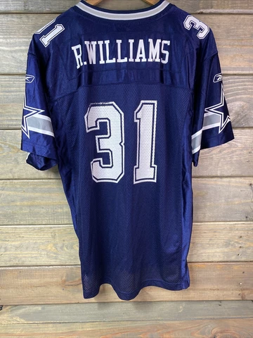 Vintage Reebok Dallas Cowboys ROY WILLIAMS NFL Football Jersey Youth XL Cover