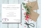 Wedding invitations personalised, budget wedding invites, cheap wedding invites,