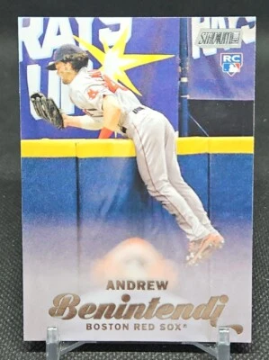 2017 Stadium Club #149A Andrew Benintendi RC - Image 1 of 2