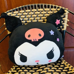 1pcs Kuromi Anime Car Pillows Headrest Neck Pillow Plush Seat Cushion - Picture 1 of 7