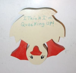 Quacking up vintage in legno intagliato arte di uccellini in legno illimitato - Foto 1 di 2