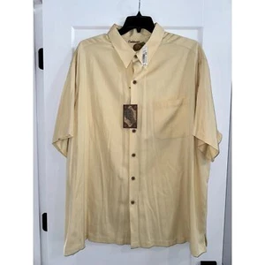 NWT Caribbean by Roundtree & Yorke Men's 3XL Silk/Cotton Hawaiian Shirt - Picture 1 of 10