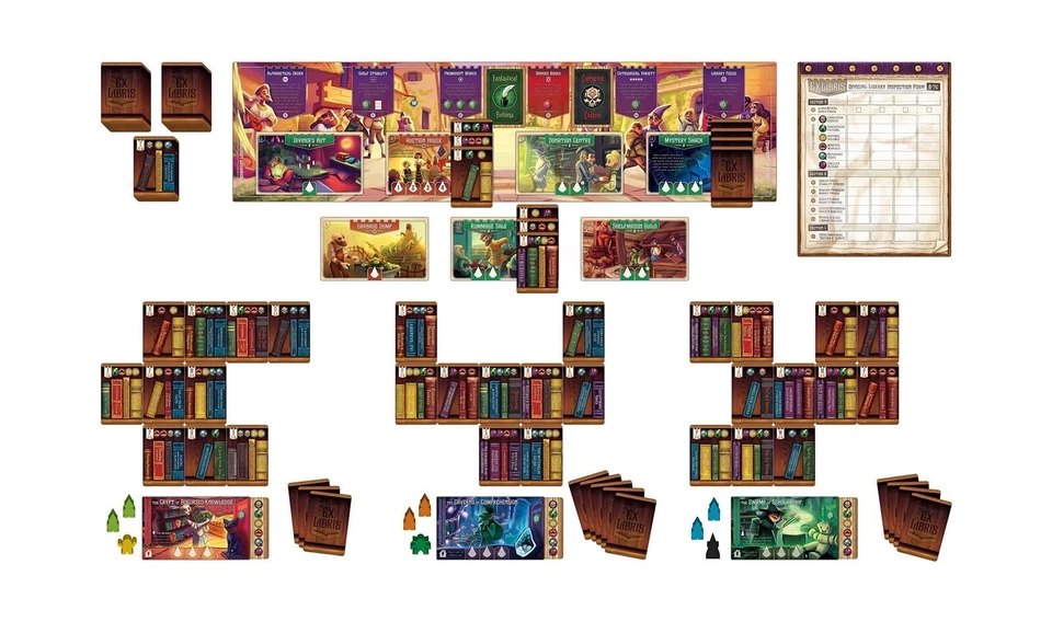 Renegade Game Studios Ex Libris Board Game - RGS0577