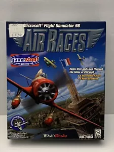 Microsoft Flight Simulator Air Races 98 PC - NEW SEALED BIG BOX - Picture 1 of 2