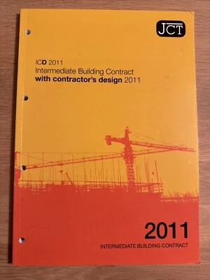 JCT: Intermediate Building Contract with Contractor's Design 2011 - Out Of Print - Image 1 of 2