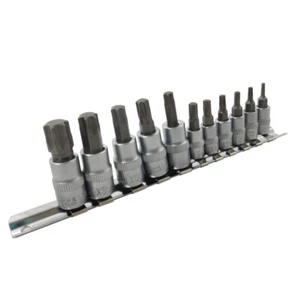 Star Socket Set TRX Torx Sockets T10 - T60 Socket Sdriver Bits - Picture 1 of 2