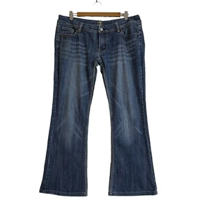 7 For All Mankind Jeans Size W34 Blue Denim Pockets Designer Stretch Mens - Picture 1 of 18