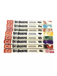 Get Backers Inglés Vol 1-8 TokyoPop - Yuya Aoki & Rando Ayamine Inglés - Imagen 1 de 7