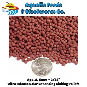 Ultra Intense Color Enhancing SINKING Pellets for ALL Tropicals. Apx 2.5 mm - Picture 1 of 4
