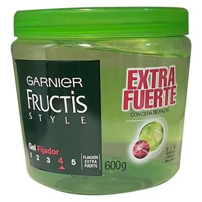 Nuevo Garnier Fructis Gel Fijador Extra Fuerte, Gel Capilar 600 g Foto 1 de 2
