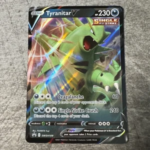 Tyranitar V SWSH109 SWSH: Sword & Shield Promo Cards Holo - Picture 1 of 2