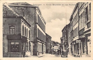 Belgique - JODOIGNE (Br. W.) École Moyenne et rue Saint-Jean - Picture 1 of 2