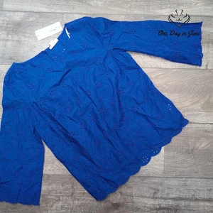 Top bordado manga larga Liz Claiborne talla XS - Imagen 1 de 5