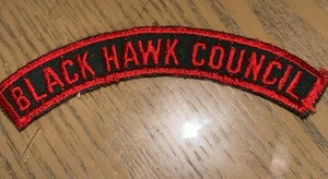 Black Hawk Council Pfadfinder grün und rot Halbstreifen - Bild 1 von 2