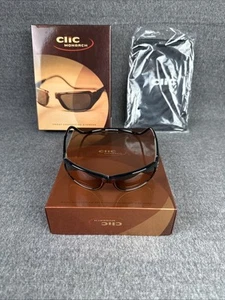 CliC Monarch Damen Magnethals Sonnenbrille Gestell schwarz mit Schmucksteinen polarisiert - Bild 1 von 10