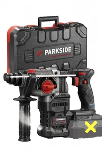Tassellatore Parkside Performance a percussione a batteria PKHAP 20-Li, 20 V SDS - Foto 1 di 13