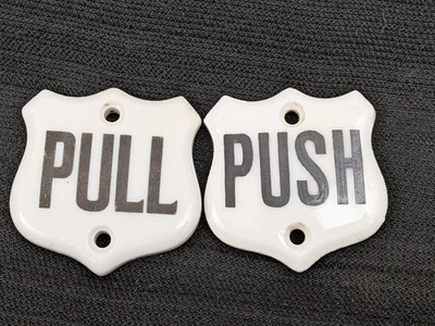 古董装饰联盟瓷器作品推拉门标志工业 2.25x2.25 复古 — 第 1/4 张图片