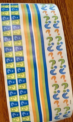 Oversize Sticker Sheets by the roll DISNEY GOOFY BORDER DSCB27 42 SHEETS - Image 1 of 2